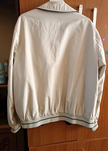 Bej Erkek Midi Ceket Fermuarlı - Görsel 2