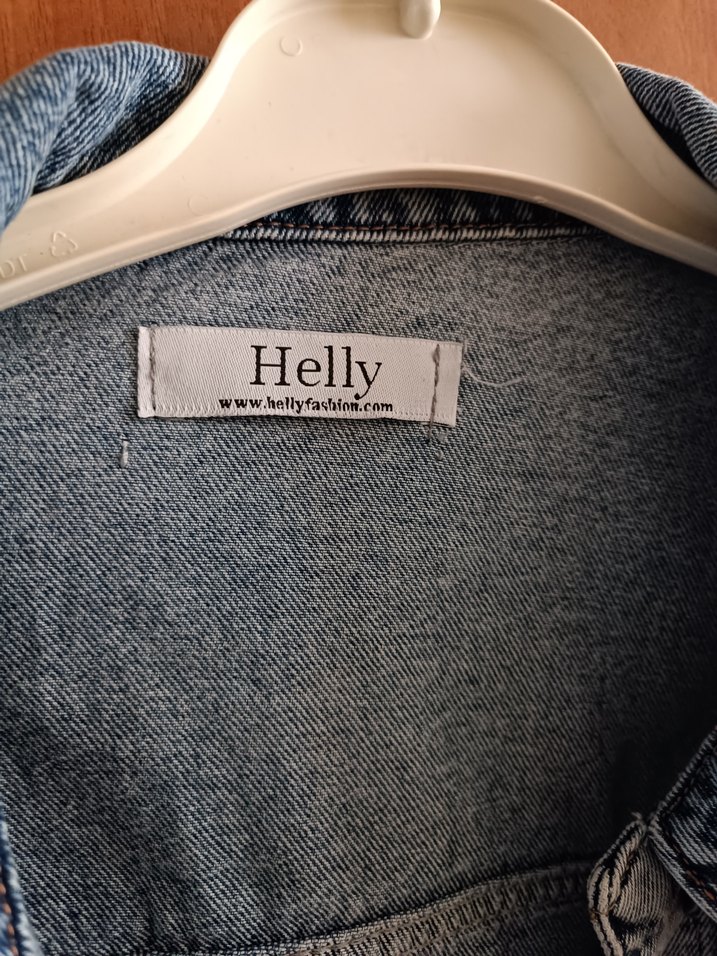 Gri Kadın Kısa Kesim Denim Ceket - Görsel 4