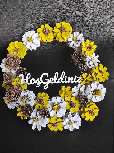 Kozalak Kapı süsü çelenk