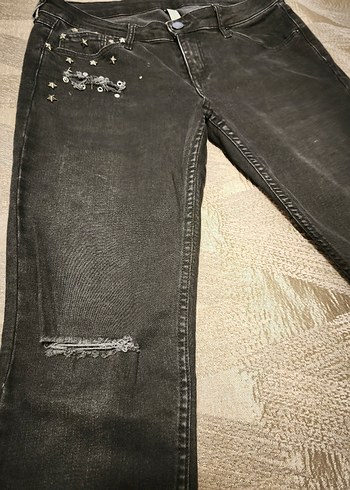 mango kot pantolon jeans - Görsel 6