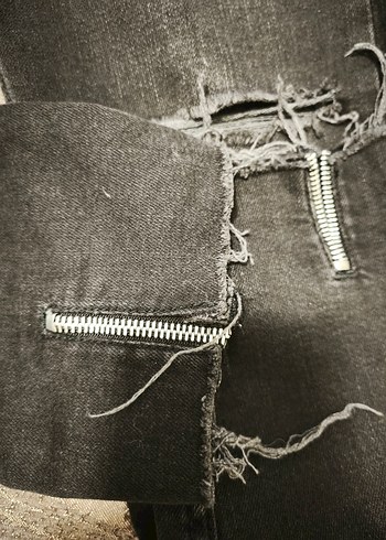 mango kot pantolon jeans - Görsel 4