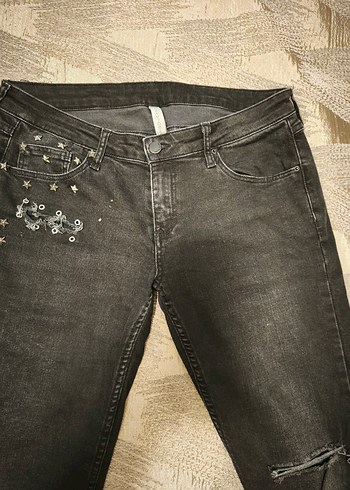 mango kot pantolon jeans - Görsel 2