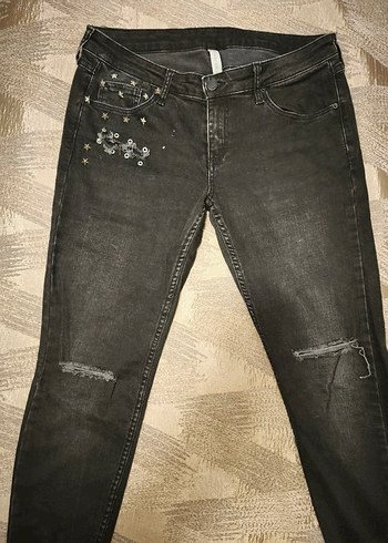 mango kot pantolon jeans - Görsel 7