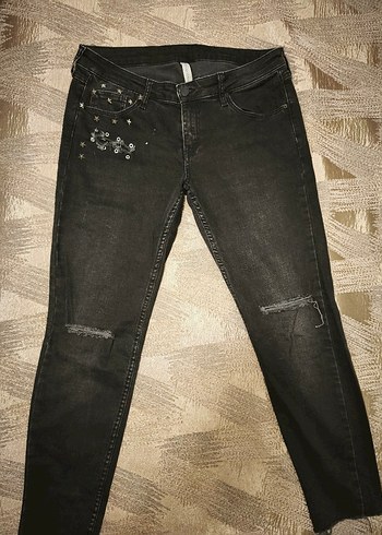 mango kot pantolon jeans - Görsel 9