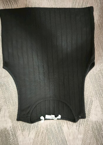 siyah Kadın Midi Atlet Bluz - Görsel 3