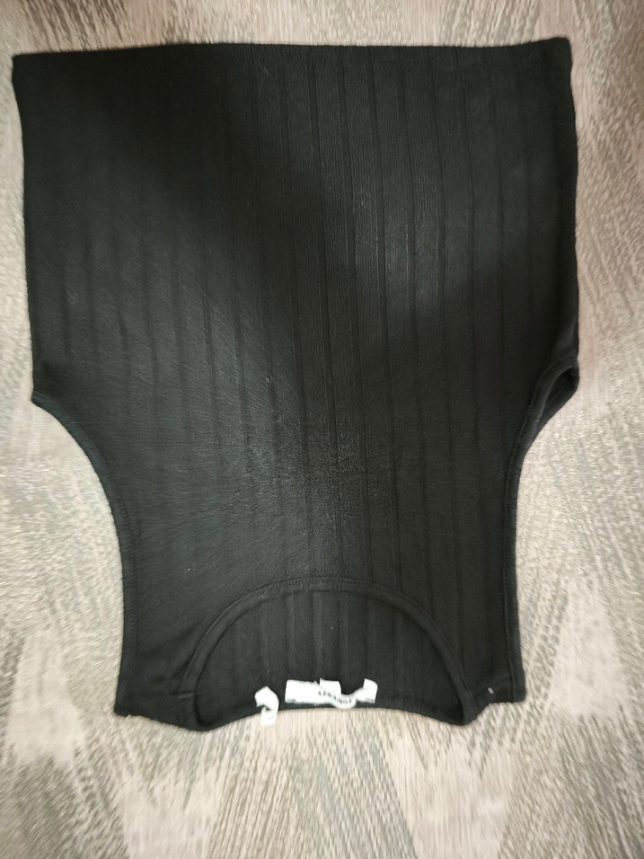 siyah Kadın Midi Atlet Bluz - Görsel 3