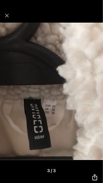 xs Beden H&M kürklü ceket