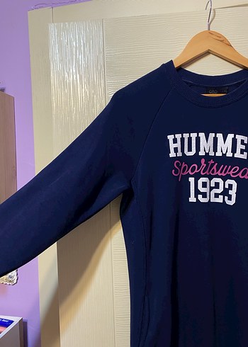 Hummel Lacivert Kadın Spor Sweatshirt Elbise - Görsel 2