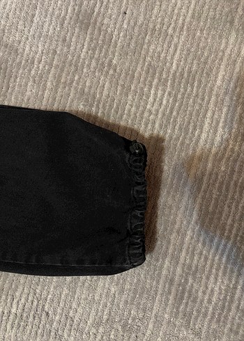 Siyah paraşüt jean - Görsel 3