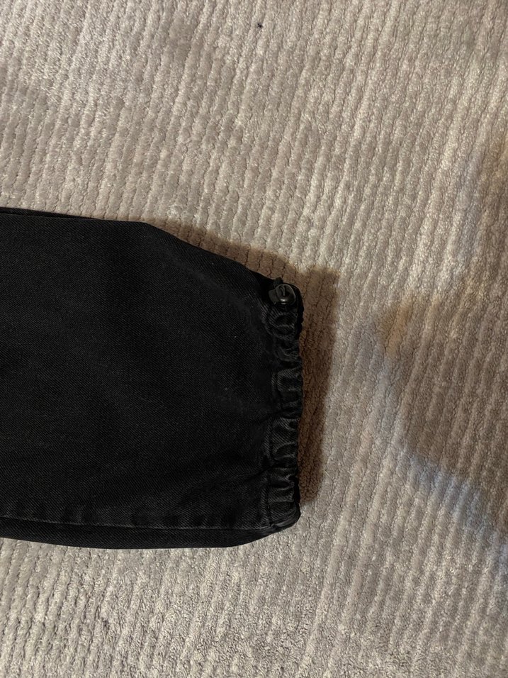 Siyah paraşüt jean - Görsel 3