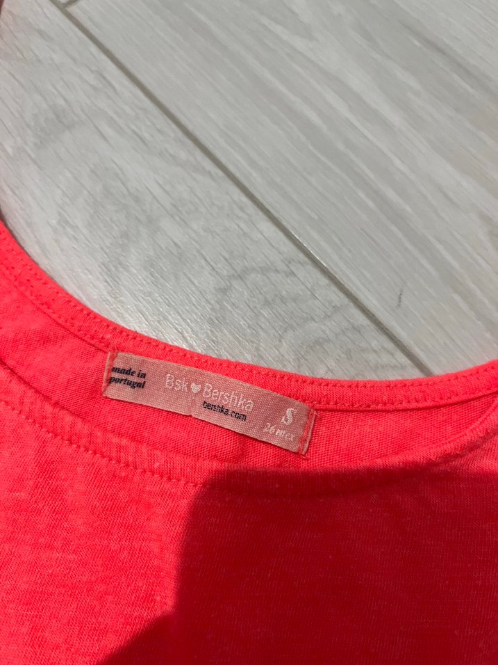 Neon pembe Askısız Mini Spor Üst - Görsel 3