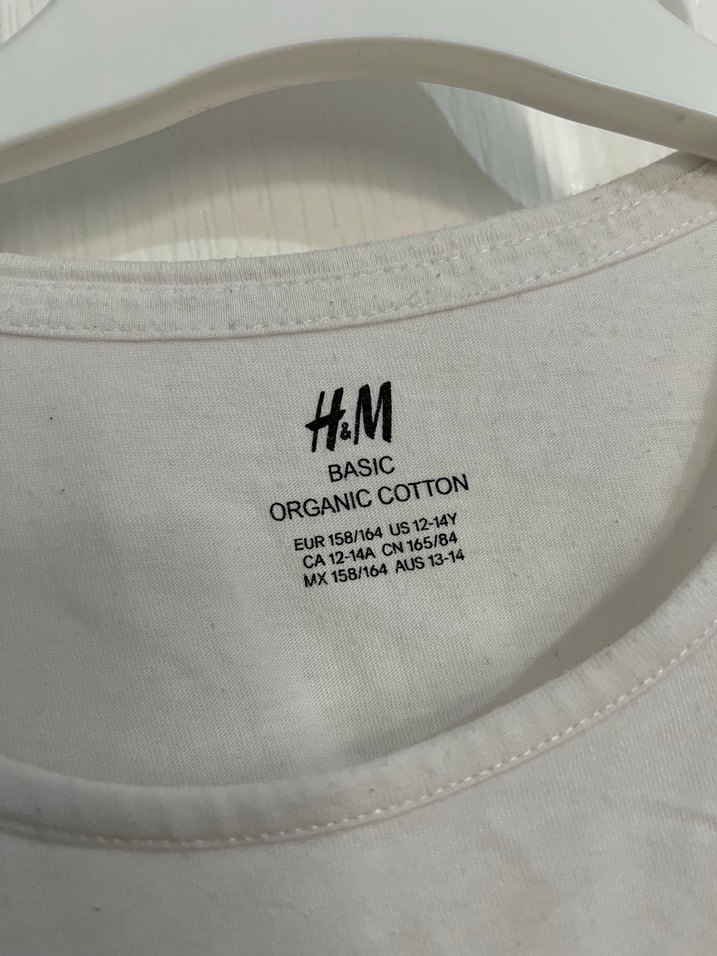 Kadın Beyaz Pamuklu Oversize Tişört - Görsel 3