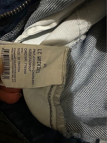 36 Beden mavi Renk LCW pantolon