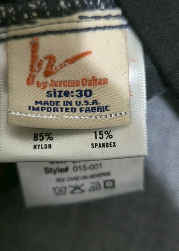 Lacivert Bel Detaylı Hamile Kot Pantolon - Görsel 9