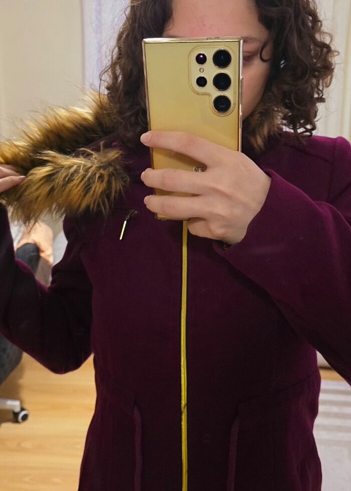 KAPŞONLU KAŞE CEKET - Görsel 4