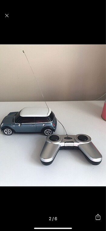  Rastar mini cooper uzaktan kumandalı oyuncak araba