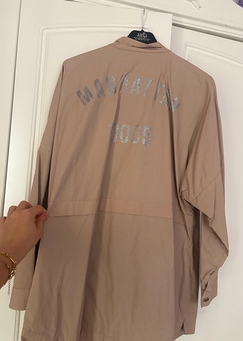 Midi Ceket Düğmeli, Rahat Kesim - Görsel 3