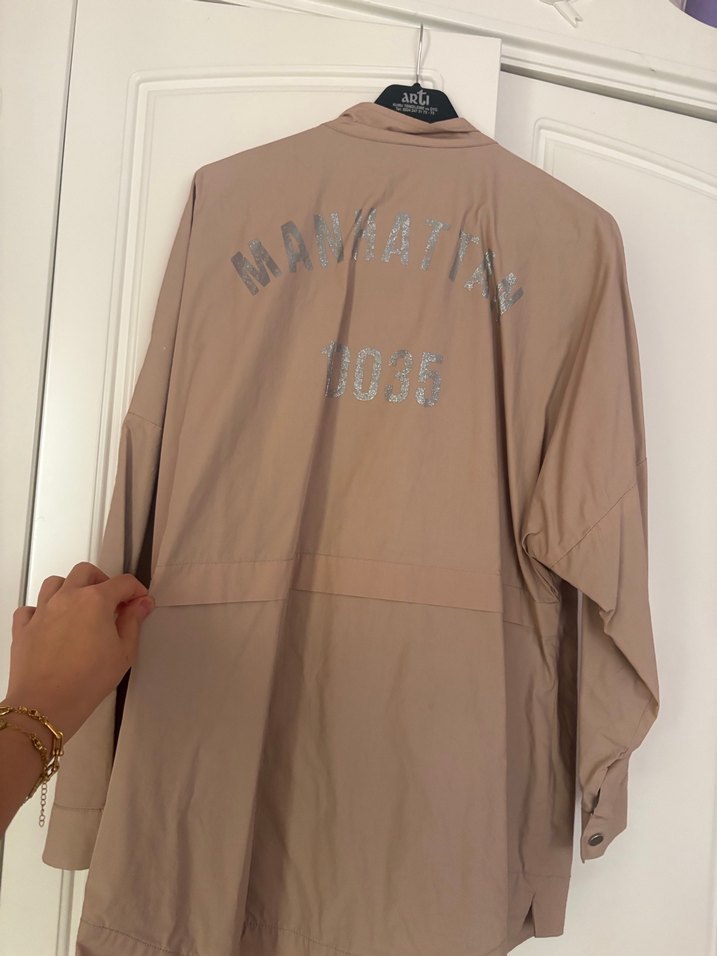 Midi Ceket Düğmeli, Rahat Kesim - Görsel 3