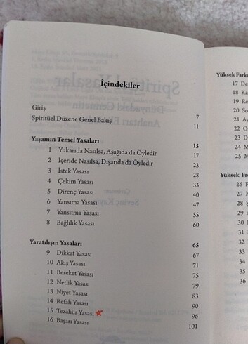 SPİRİTÜEL YASALAR