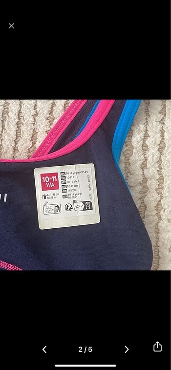 10 Yaş Beden Kız çocuk mayo decathlon