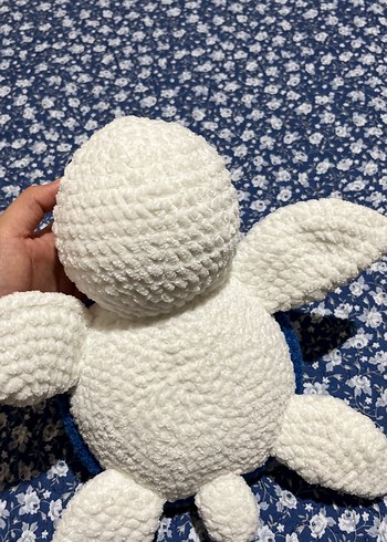 Diğer Mavi Kabuklu Örgü Peluş Deniz Kaplumbağası