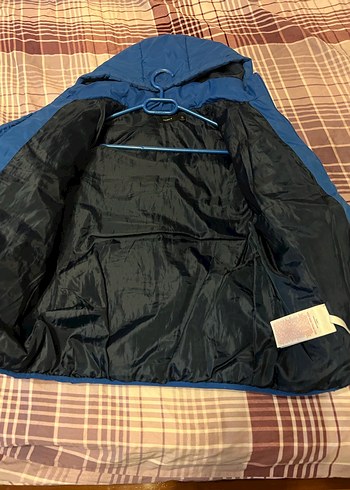 Lacivert Kapüşonlu Kış Montu - Görsel 3