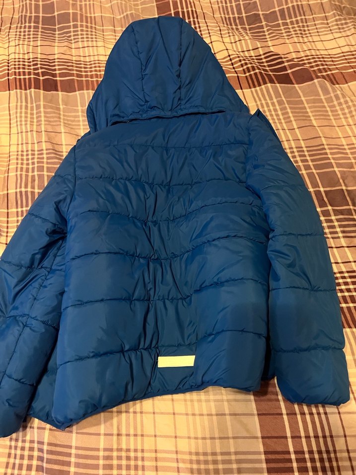 Lacivert Kapüşonlu Kış Montu - Görsel 2