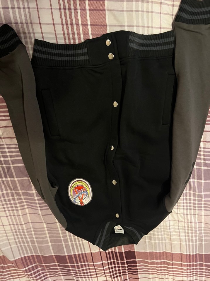 Erkek Baskılı  Siyah okul Ceket - Görsel 2