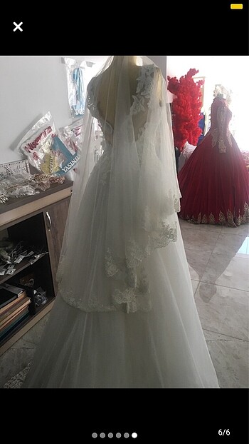 Özel dikim kaftan gelinlik - Görsel 5