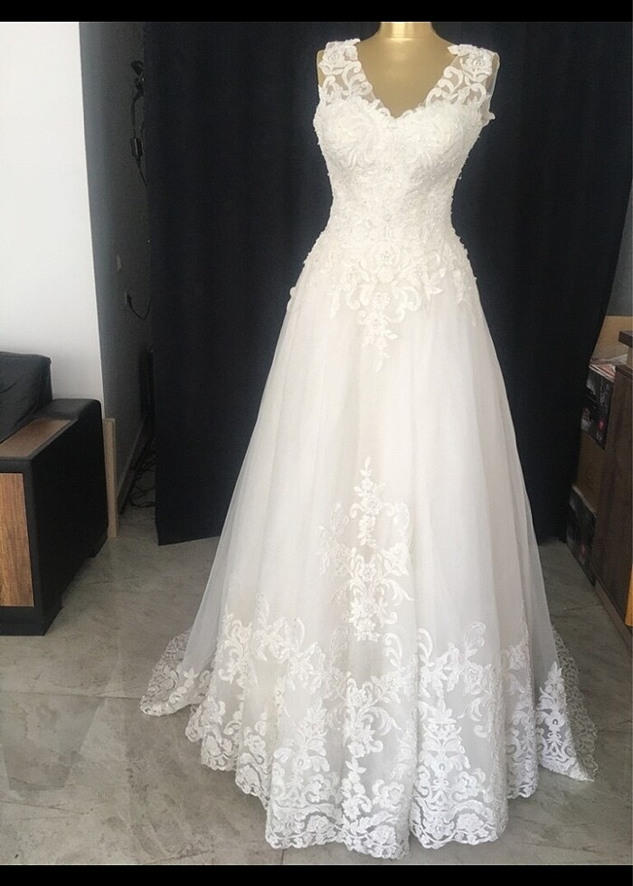 Özel dikim kaftan gelinlik - Görsel 2