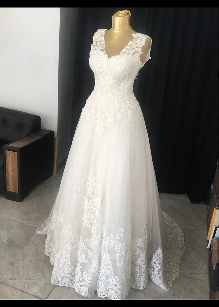 Özel dikim kaftan gelinlik - Görsel 4