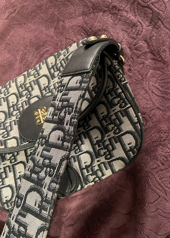 Kemer Tokalı Klasik Gri Kadın Çanta - Görsel 2