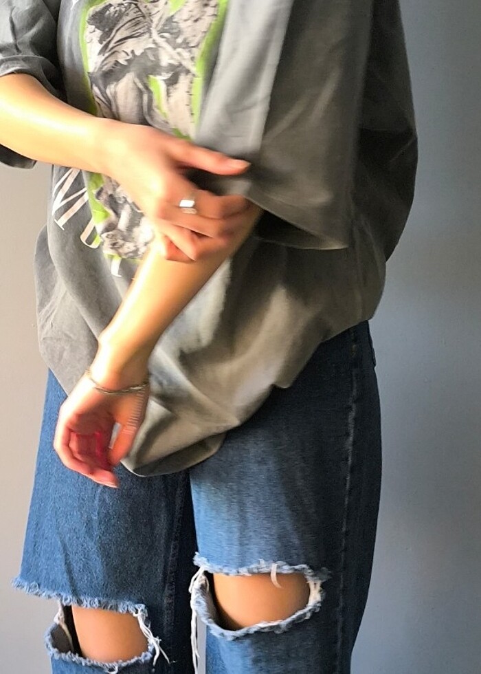 Heykel Baskılı Tişört  - Görsel 2