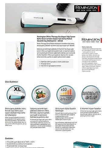 Remington Remington kalin plakalı duzlestirici