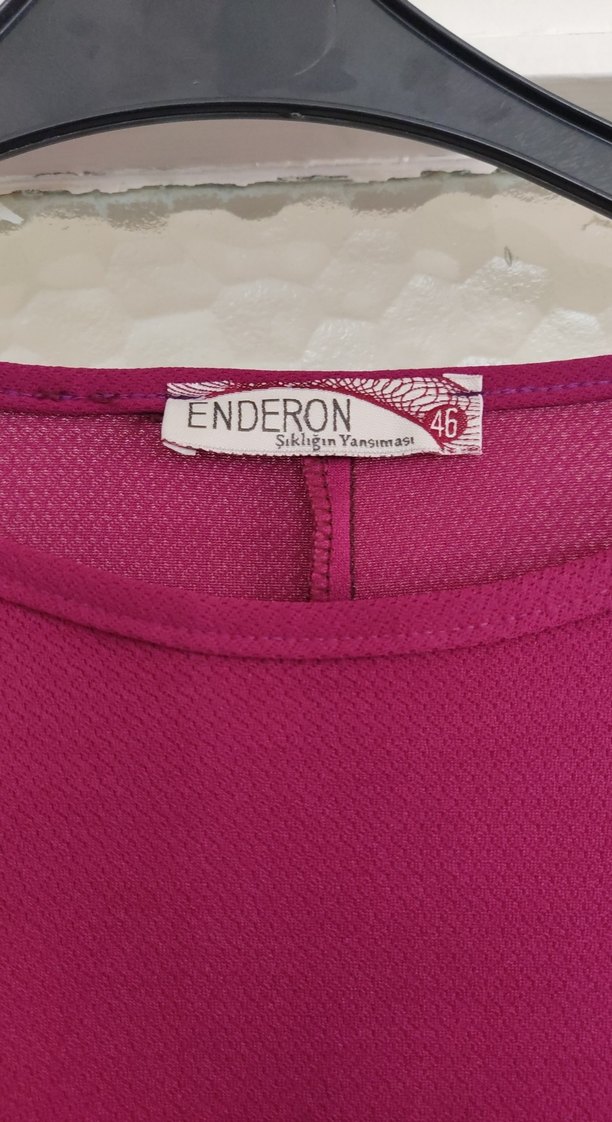 Uzun Kollu Fırfırlı Kadın Elbise - Görsel 3