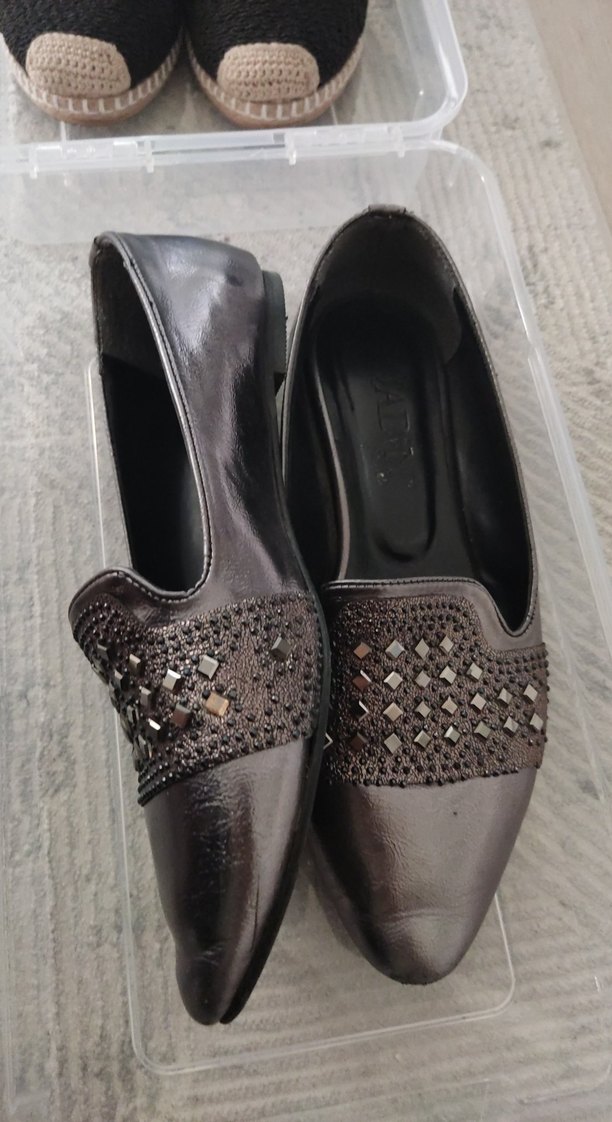 Kadın taşlı babet Ayakkabı - Görsel 3