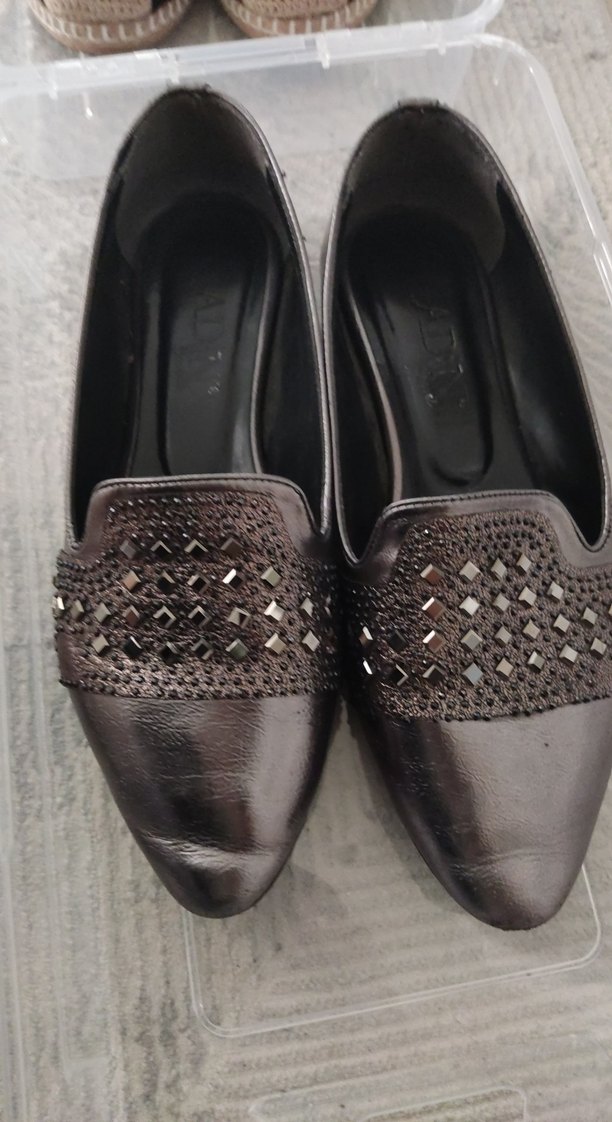 Kadın taşlı babet Ayakkabı - Görsel 2