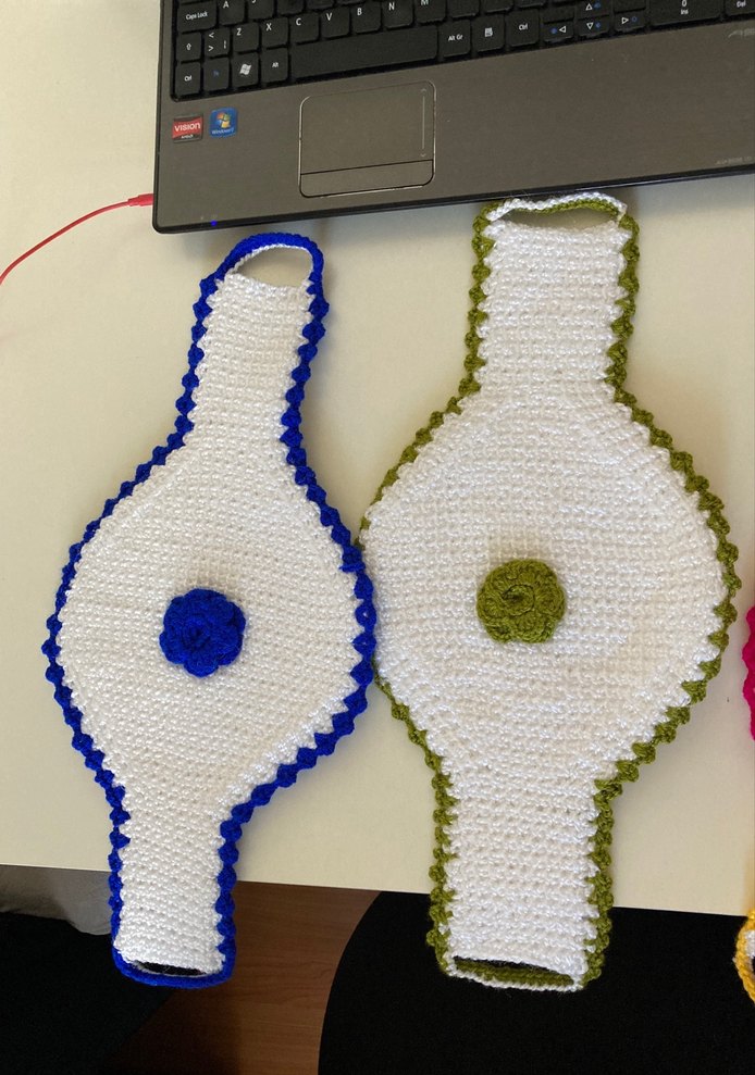 Çiçek Detaylı Çok Renkli Banyo Süngeri - Görsel 5