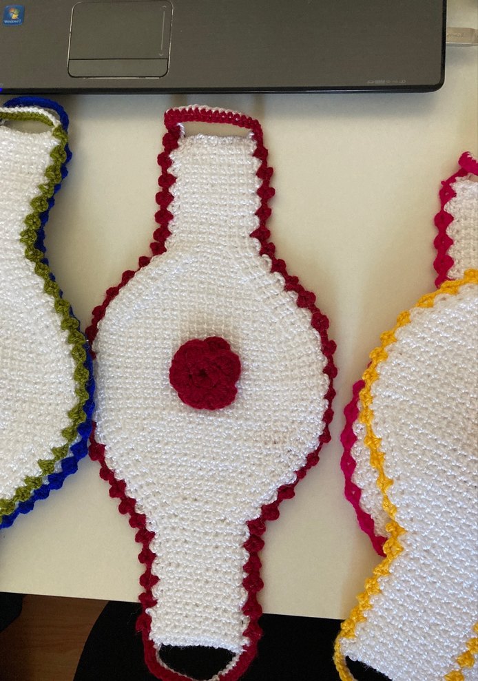 Çiçek Detaylı Çok Renkli Banyo Süngeri - Görsel 4