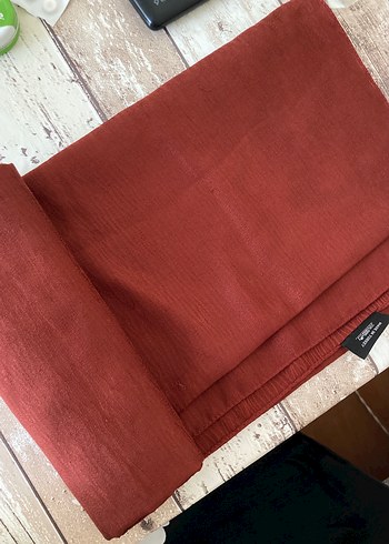 Beden bordo Renk Bordo Keten Kadın Şal