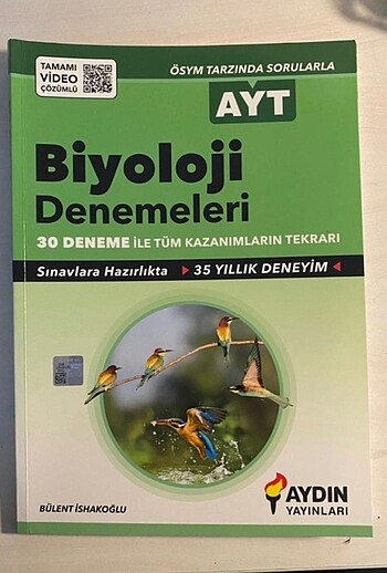 AYDIN AYT BİYOLOJİ DENEMELERİ