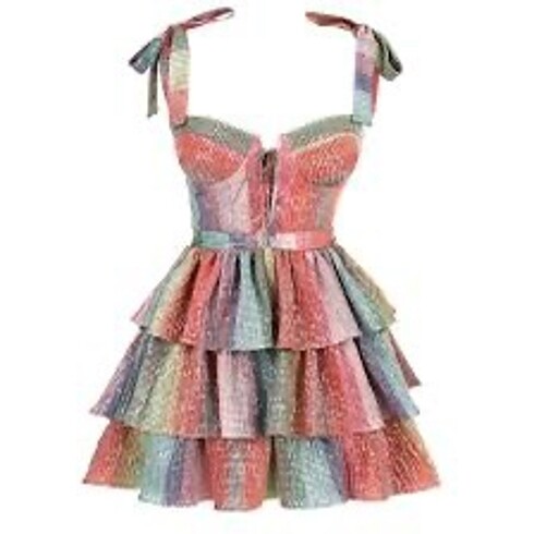 New arrivals rainbow elbise