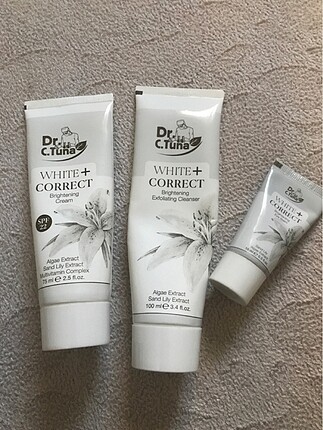 Farmasi Dr. Tuna Aydınlatıcı White correct serisi