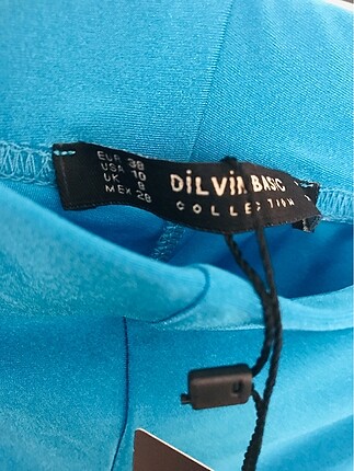 Dilvin Dilvin basic mavi parlak tayt