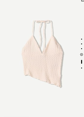 Bershka Boyundan Bağlamalı Üst - Görsel 2