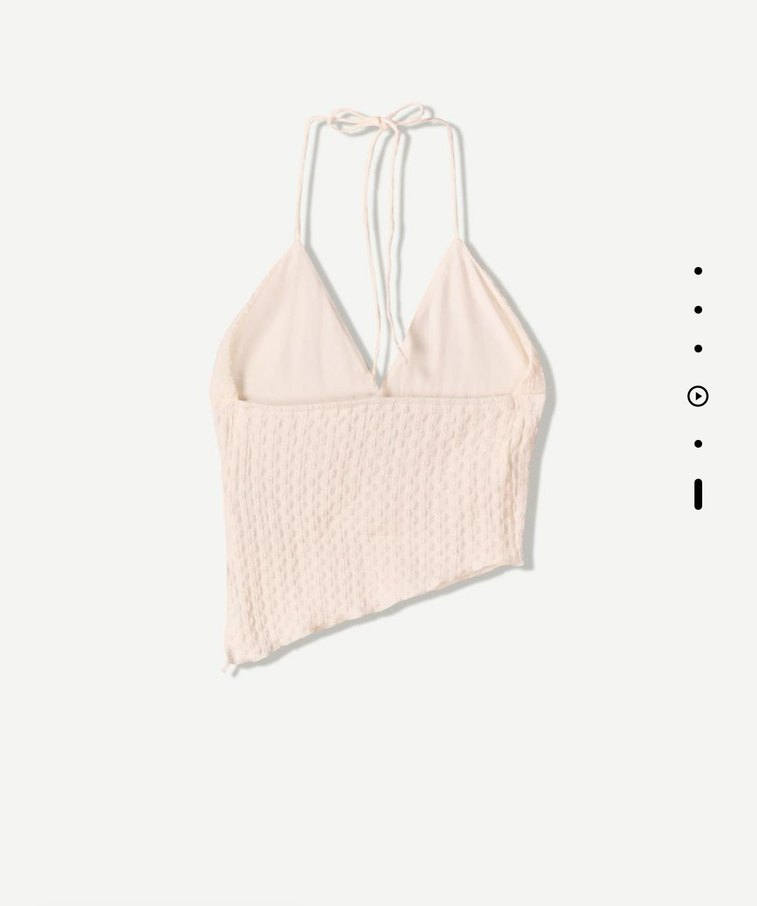 Bershka Boyundan Bağlamalı Üst - Görsel 3