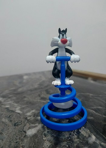 Looney tunes silvestre Renkli Mavi Çizgi Film Figürü