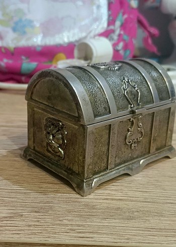 Alman gümüşü mini sandık - Görsel 2