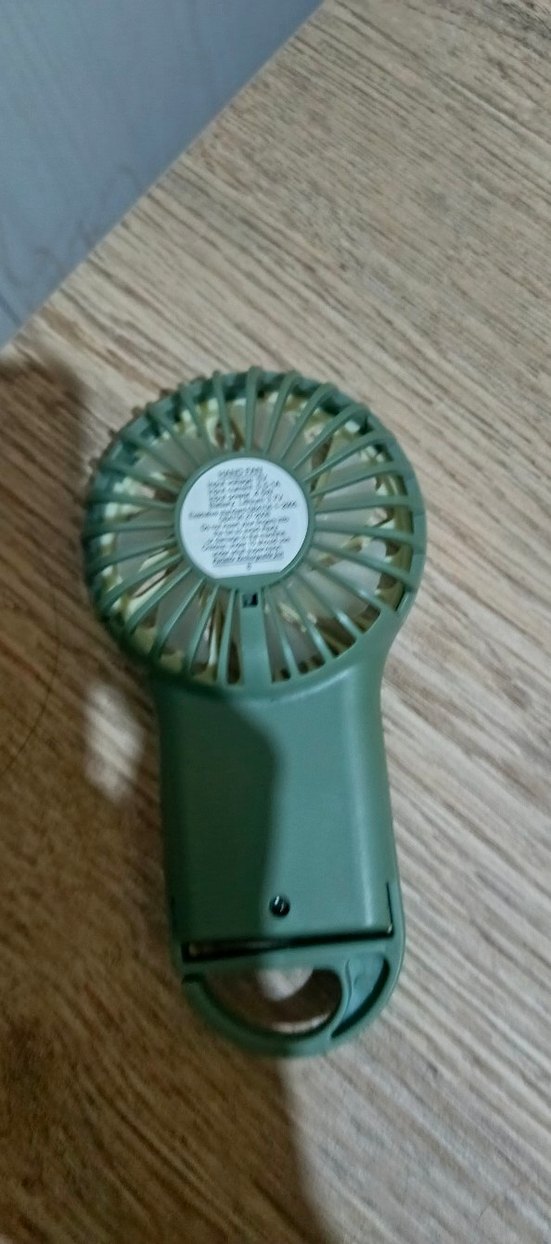 Yeşil Mini Taşınabilir Vantilatör - Görsel 2