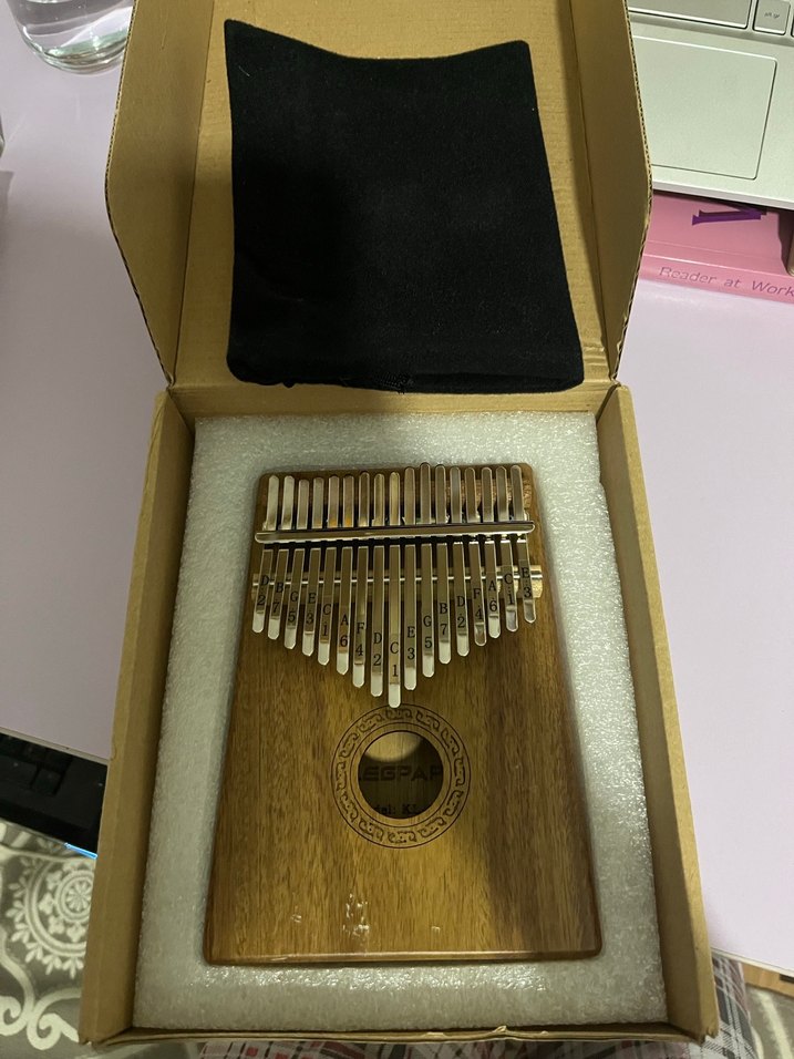 Bej Ahşap Kalimba - Görsel 2